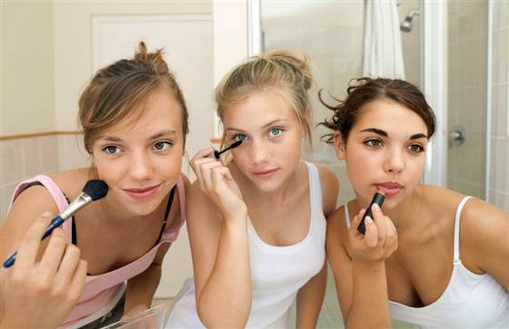 Подростки и макияж